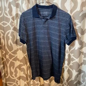 Old Navy Men’s Polo, size Medium, Blue Stripped
